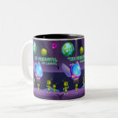 Tasse 2 Couleurs Pas de gravité pas de limites (Devant gauche)