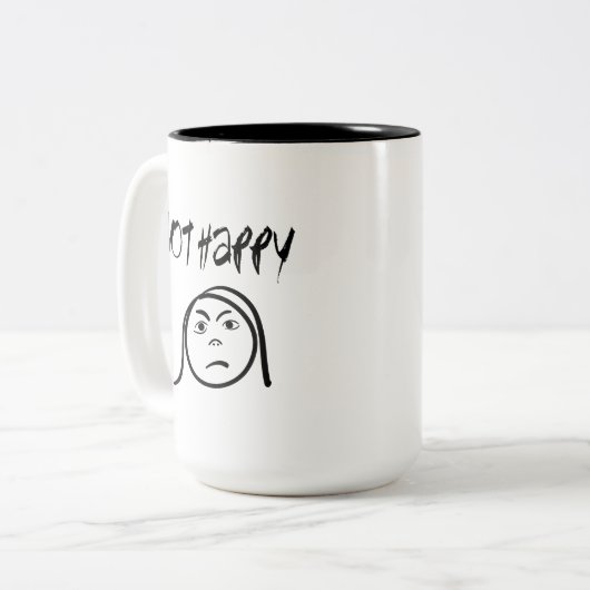 Tasse 2 Couleurs Pas de joie (Devant gauche)