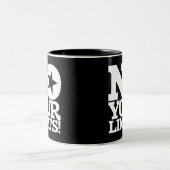 Tasse 2 Couleurs Pas De Limites ! Blanc noir (Centre)