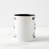 Tasse 2 Couleurs Pas de pensées juste des vibrations (Centre)