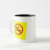 Tasse 2 Couleurs Pas de tabac (Devant gauche)