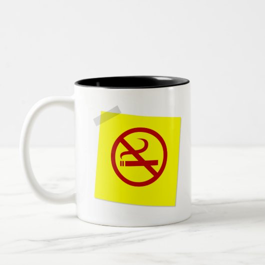 Tasse 2 Couleurs Pas de tabac (Gauche)
