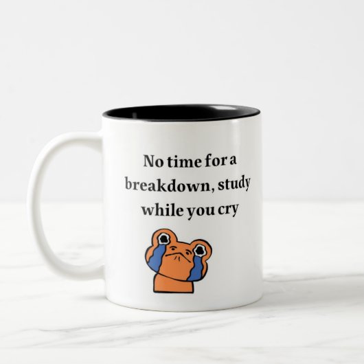 Tasse 2 Couleurs Pas de temps pour une dépression - Motivation d'ét (Gauche)