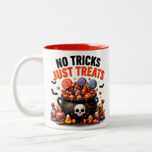 Tasse 2 Couleurs Pas de tours, juste des friandises Drôle de bonbon