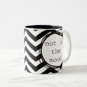 Tasse 2 Couleurs Pas d'humeur (Devant droit)