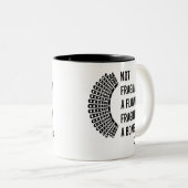 Tasse 2 Couleurs Pas fragile comme une fleur, fragile comme une bom (Devant droit)
