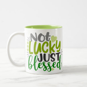 Tasse 2 Couleurs Pas Lucky Juste Béni