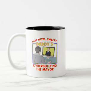 Tasse 2 Couleurs Pas Maintenant, Sweety. La cyberintimidation du ma