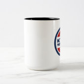 Tasse 2 Couleurs Pas mon président (Centre)