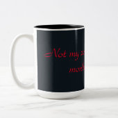 Tasse 2 Couleurs Pas mon zoo (Gauche)