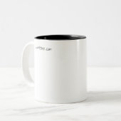 Tasse 2 Couleurs Pas plus de café (Devant gauche)