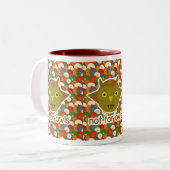Tasse 2 Couleurs Pas pour des hiboux (Devant gauche)