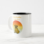 Tasse 2 Couleurs pas seulement un joli carlin (Devant gauche)