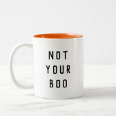 Tasse 2 Couleurs Pas ton Halloween Boo (Gauche)