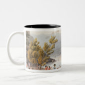 Tasse 2 Couleurs Passage de gué de la rivière Mondego, gravé par le (Gauche)