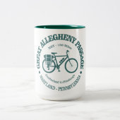 Tasse 2 Couleurs Passage du Grand Allegheny (cyclisme) (Centre)