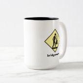 Tasse 2 Couleurs Passerelle "Traversée de musiciens" (Devant droit)