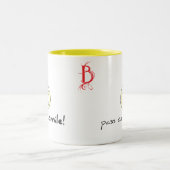 Tasse 2 Couleurs Passez-le dessus ! (Centre)