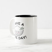 Tasse 2 Couleurs Passez une journée de riz (Devant gauche)
