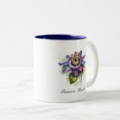 Tasse 2 Couleurs Passionné Purple Passion Fleur (Devant droit)
