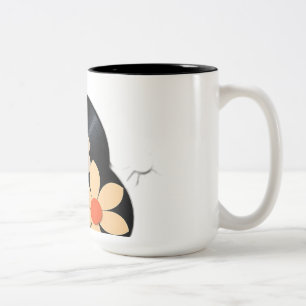 Tasse 2 Couleurs Pastel Floral Vinyl Records