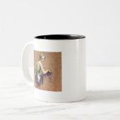 Tasse 2 Couleurs Pastel Portrait (Devant gauche)