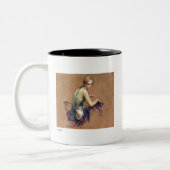 Tasse 2 Couleurs Pastel Portrait (Gauche)
