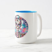 Tasse 2 Couleurs Pastel Punk & Vérités Parentales (Devant droit)