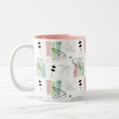 Tasse 2 Couleurs Pastel Retro Boom Wedge (Gauche)