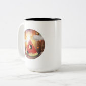 Tasse 2 Couleurs Pastèque dans la rue (Devant gauche)