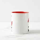 Tasse 2 Couleurs Pastèque Fruit Drôle d'Été (Centre)