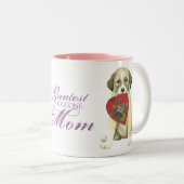 Tasse 2 Couleurs Pasteur anatolien Chien Coeur de Chien Maman (Devant droit)