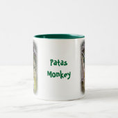 Tasse 2 Couleurs Patas Monkey en blanc (Centre)