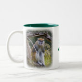 Tasse 2 Couleurs Patas Monkey en blanc (Gauche)