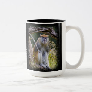 Tasse 2 Couleurs Patas Monkey en noir