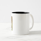 Tasse 2 Couleurs Patch de tournesol (Devant droit)