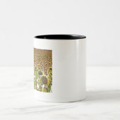 Tasse 2 Couleurs Patch de tournesol (Centre)