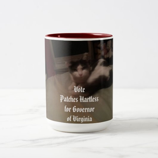 Tasse 2 Couleurs Patch Hareless (enclume) (Centre)