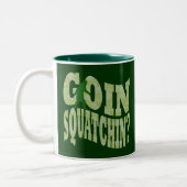 Tasse 2 Couleurs Patchine ? texte & camo vert (Gauche)
