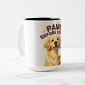 Tasse 2 Couleurs Pâtes Avant La Boue De Café (Devant gauche)