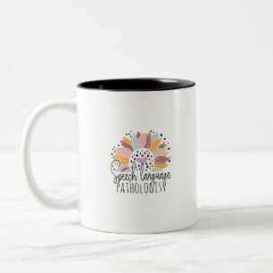 Tasse 2 Couleurs Pathologiste du discours du tournesol mou