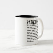 Tasse 2 Couleurs Pathologue (Devant droit)