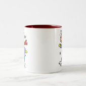 Tasse 2 Couleurs Patinage de glace d'hiver (Centre)