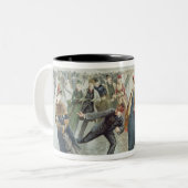 Tasse 2 Couleurs Patinage, édité par L. Prang et Cie. (Devant gauche)