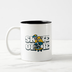 Tasse 2 Couleurs Patinage Ou Mourir