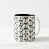 Tasse 2 Couleurs patinage sur glace (Devant droit)