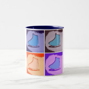 Tasse 2 Couleurs Patinage sur glace / Laisser la neige la neige la