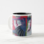 Tasse 2 Couleurs Patineurs de glace (Devant gauche)