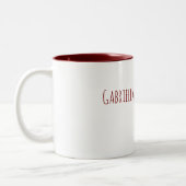 Tasse 2 Couleurs Patins à roulettes rouges blancs (Gauche)