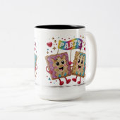 Tasse 2 Couleurs Pâtisseries du grille-pain (Devant droit)